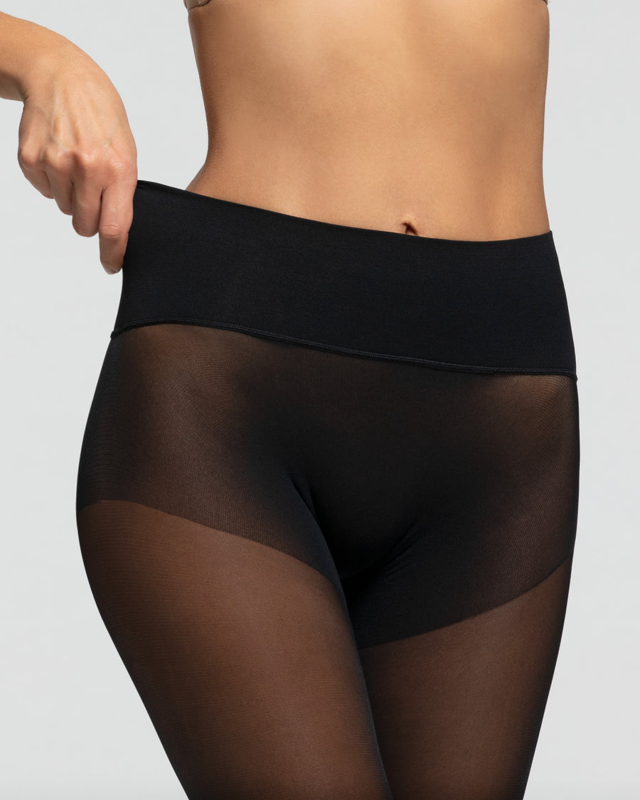 Collants transparents seamless 40 deniers