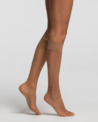 IDEALE 20 denier knee highs x2