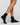 Folgaria cotton ribbed socks with fringe detail