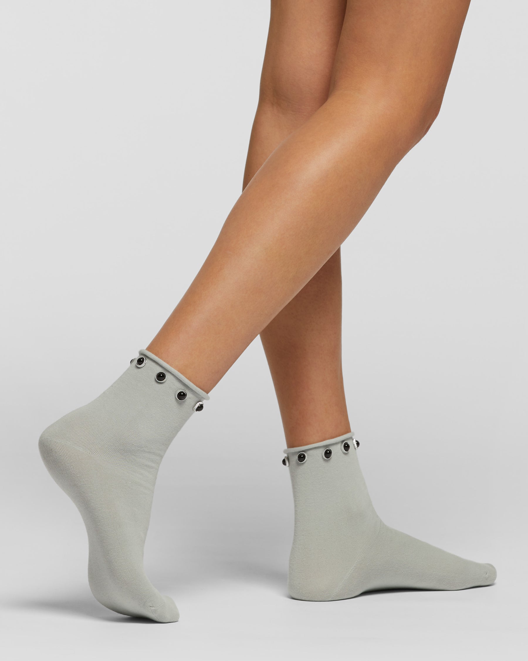 Ortisei cotton socks with studs 