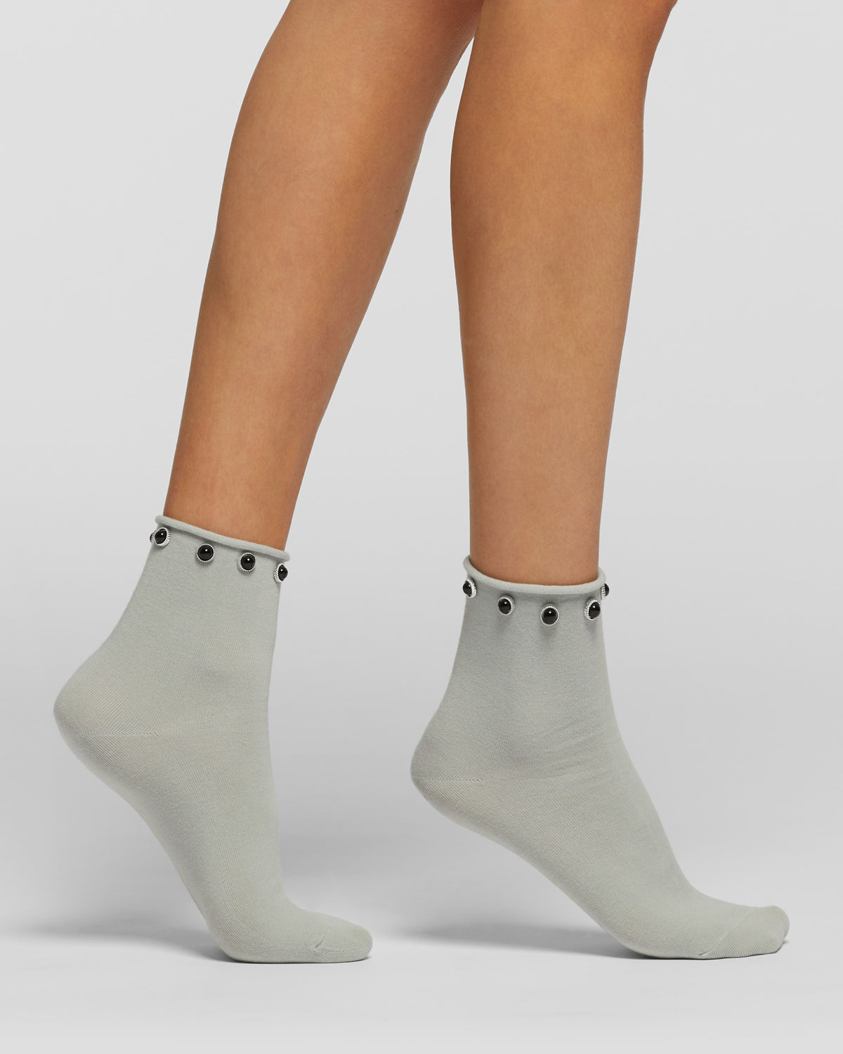 Ortisei cotton socks with studs 