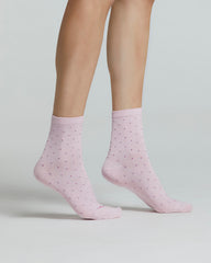IBISCO COTTON SOCKS WITH MICRO PATTERN