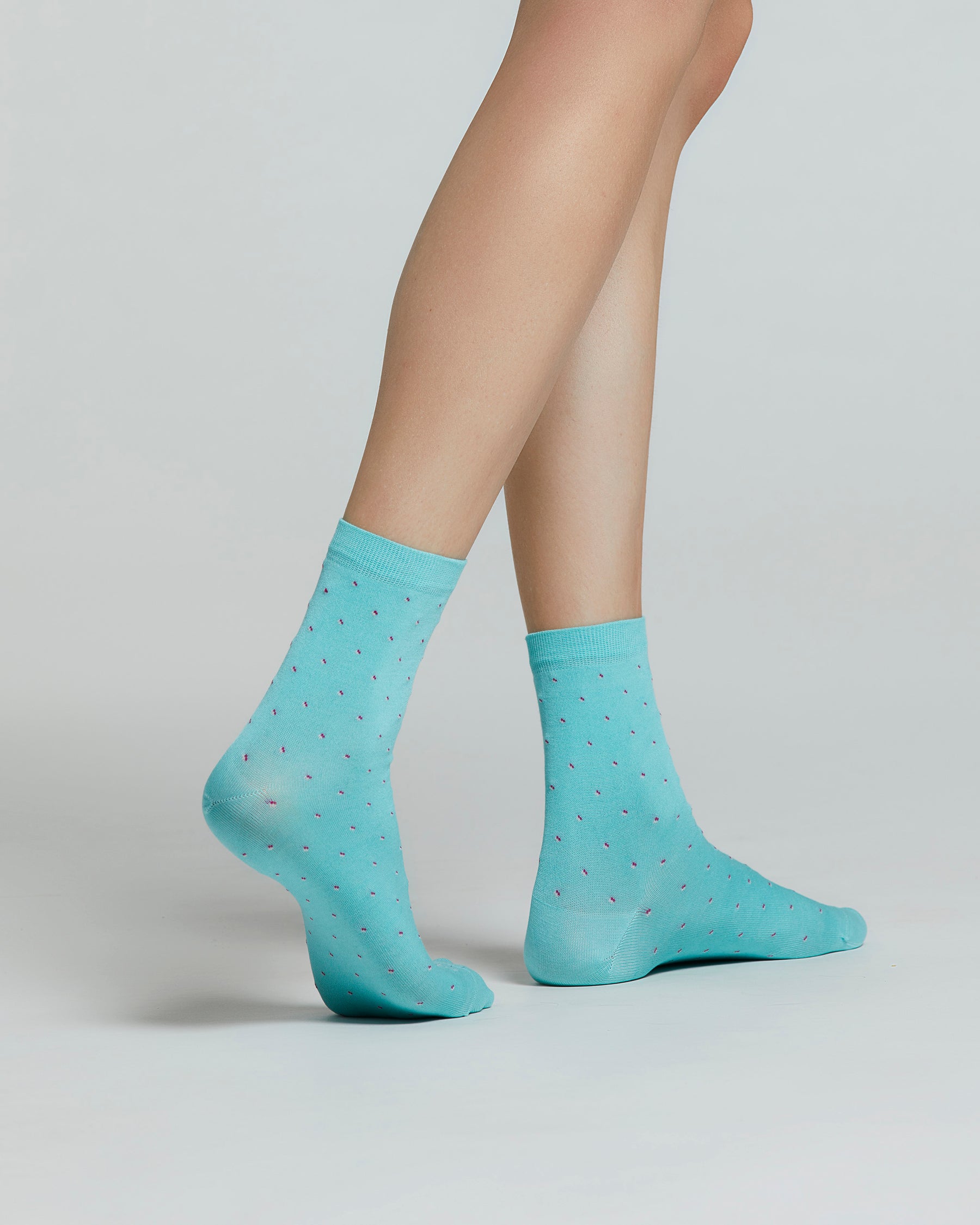 IBISCO COTTON SOCKS WITH MICRO PATTERN
