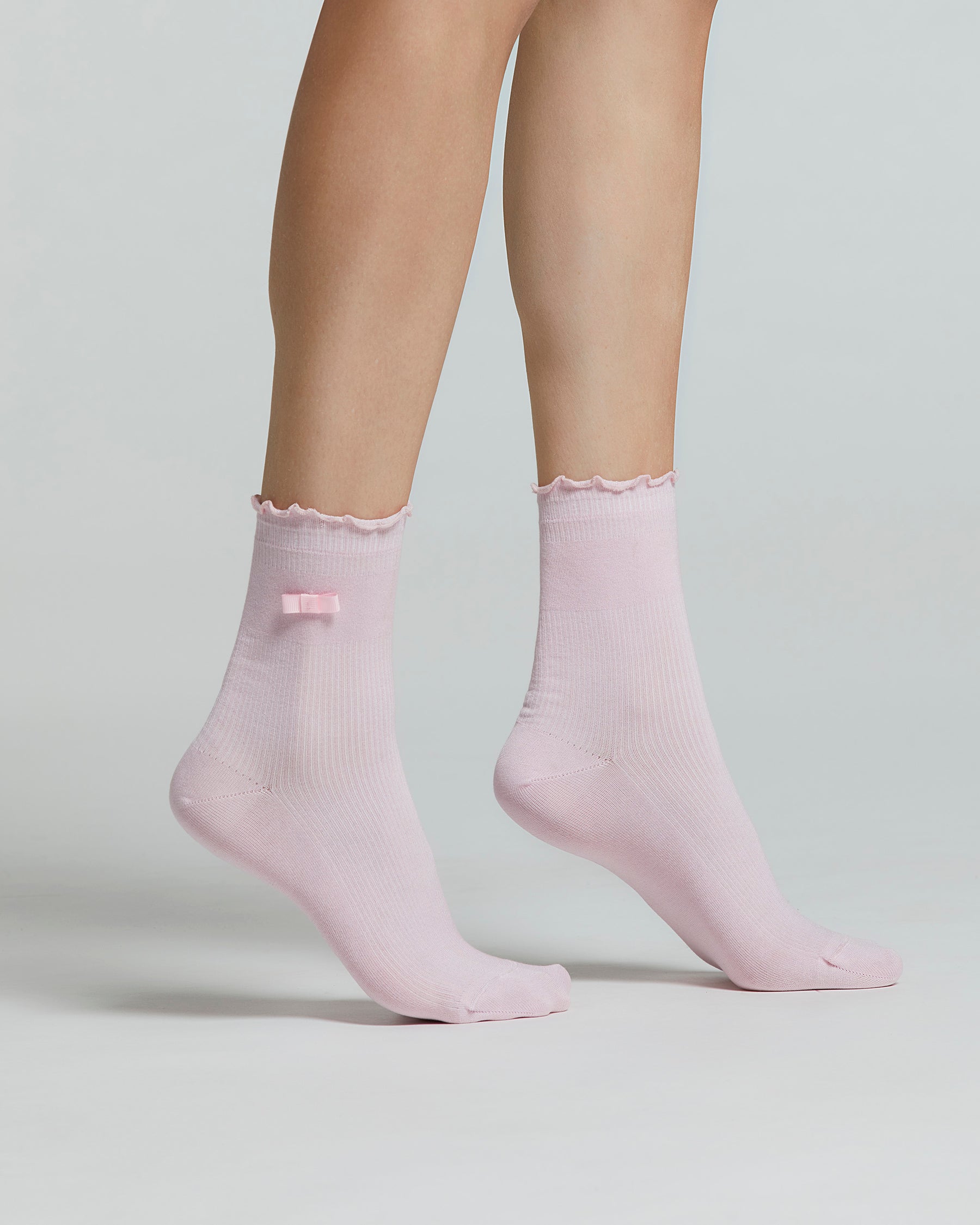 CHAUSSETTES SOFORA EN COTON AVEC NŒUD