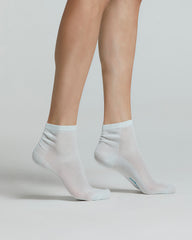MELOGRANO PATTERNED MESH COTTON SOCKS 