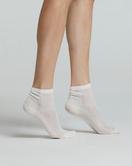 MELOGRANO PATTERNED MESH COTTON SOCKS 