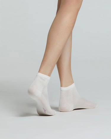 MELOGRANO PATTERNED MESH COTTON SOCKS 