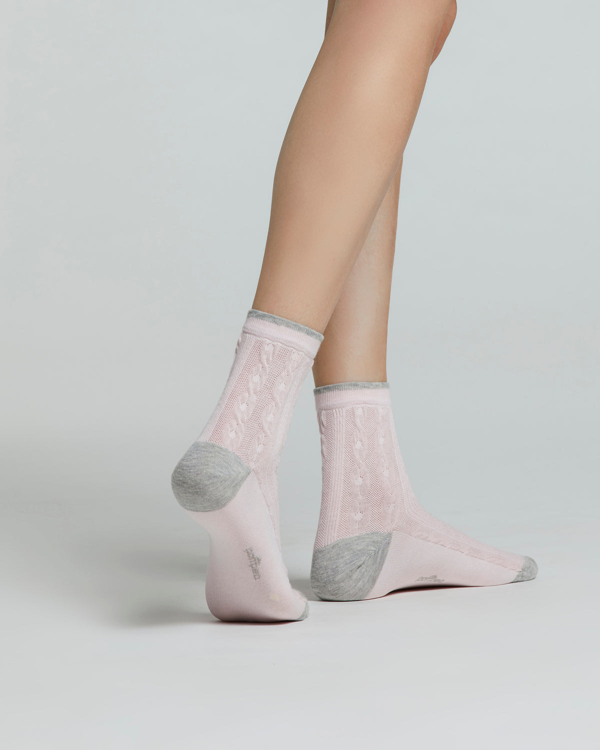 CONTRASTING LOTO SOCK IN COTTON 