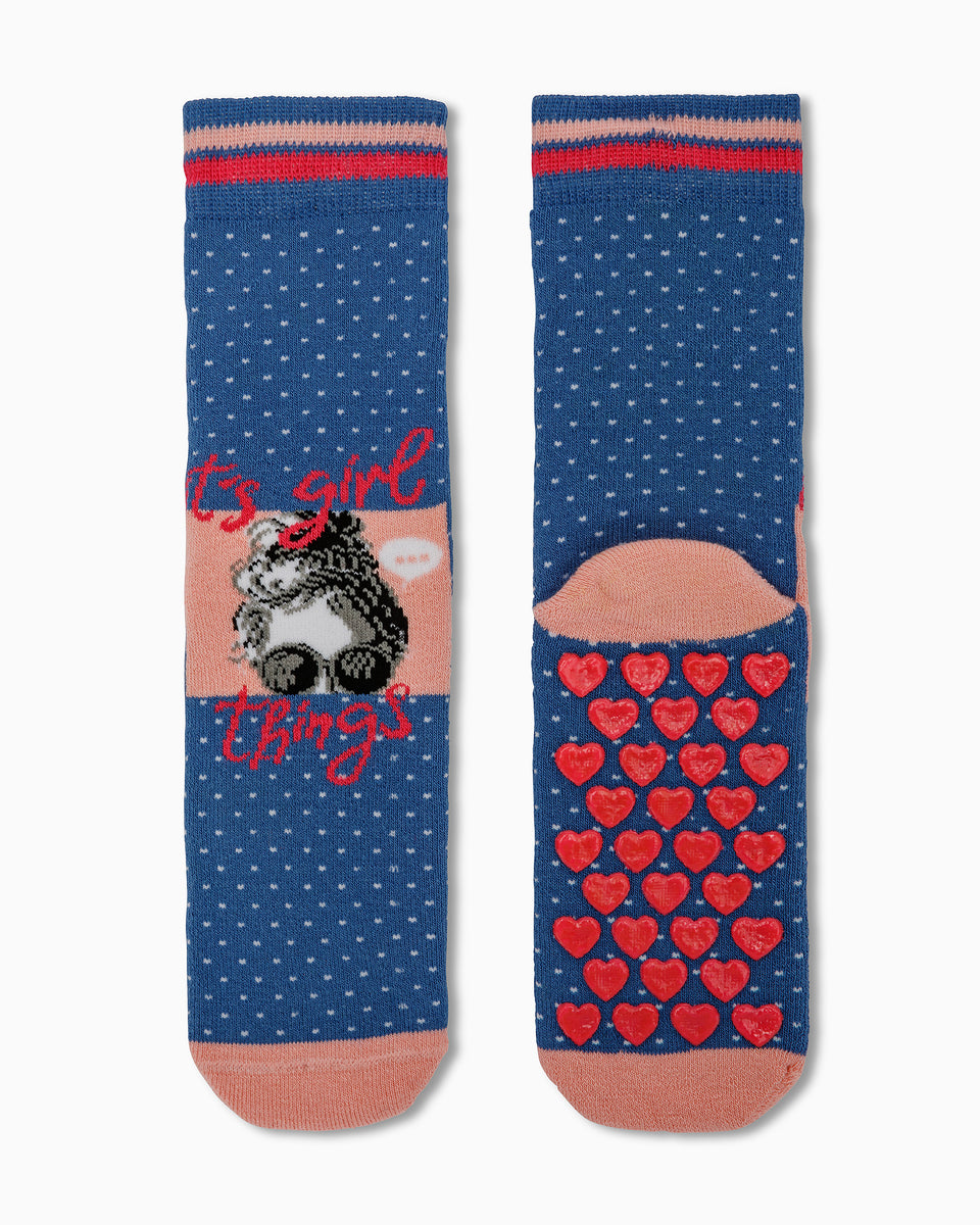 Calze Antiscivolo Chicco Per Bambini - Set 2 Paia, Cotone, Motivi Cartone Animato, Lavabili In Lavatrice - Foto 12