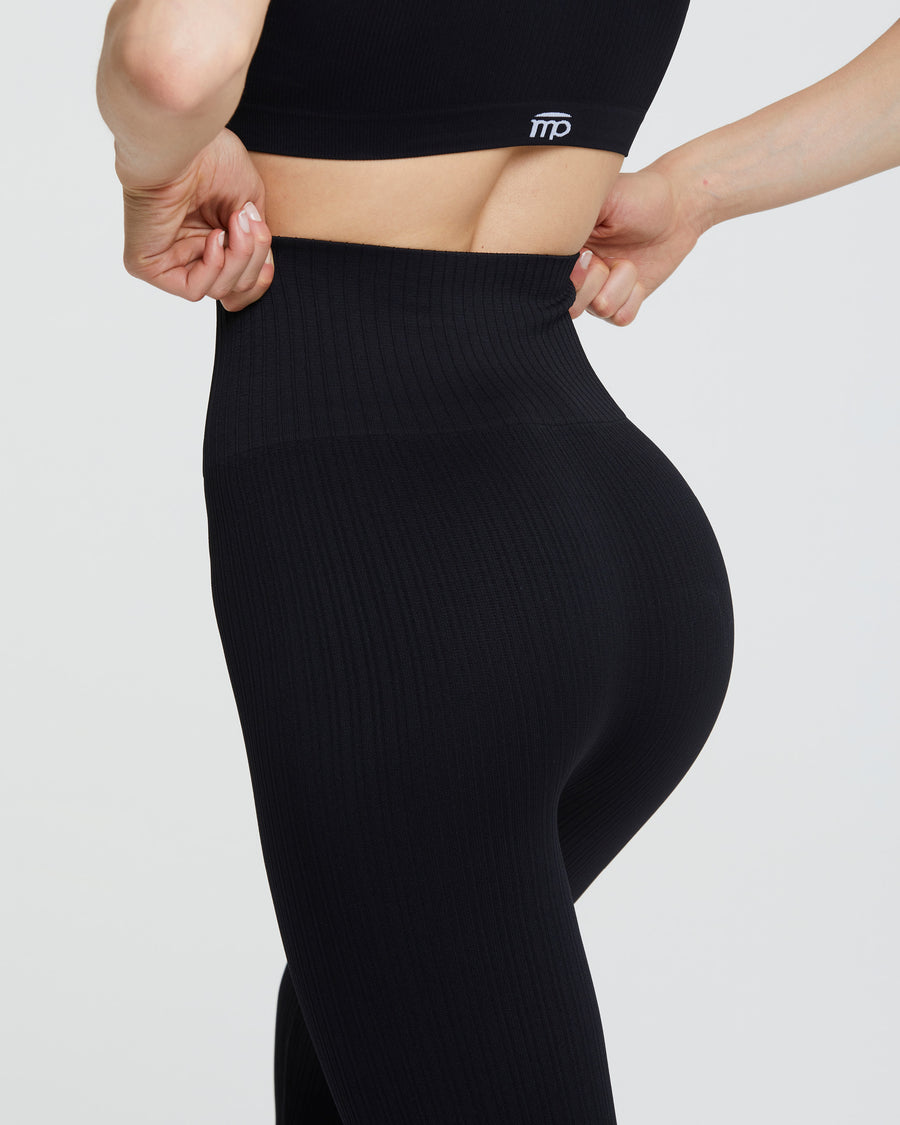 leggings Pompea Black Street | | Ribbed leggings