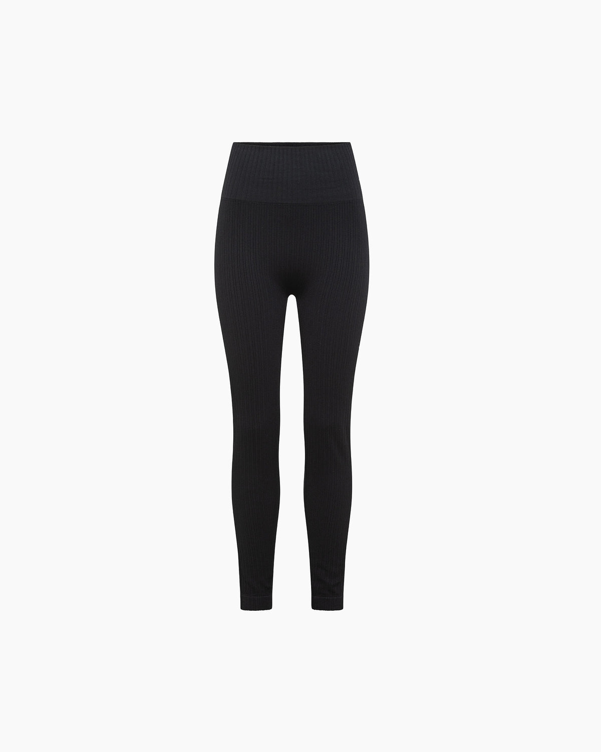 Ribbed leggings | Black Street leggings | Pompea