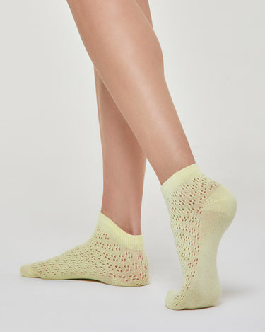 ERSILIA OPENWORK COTTON TRAINER LINER