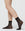 Transparente Carol-Socken mit vertikalem Streifenmuster