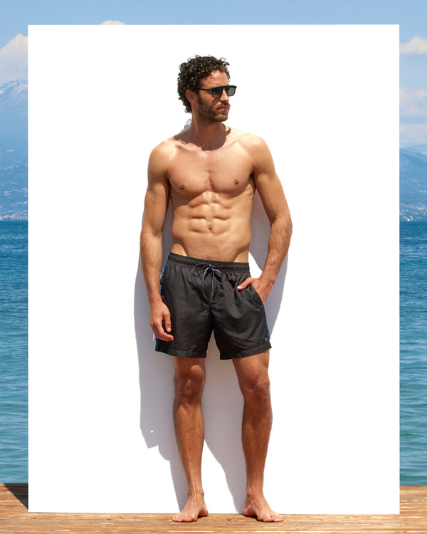 Boxer maui color ossidiana | Costumi da bagno uomo | Pompea maui costumi uomo