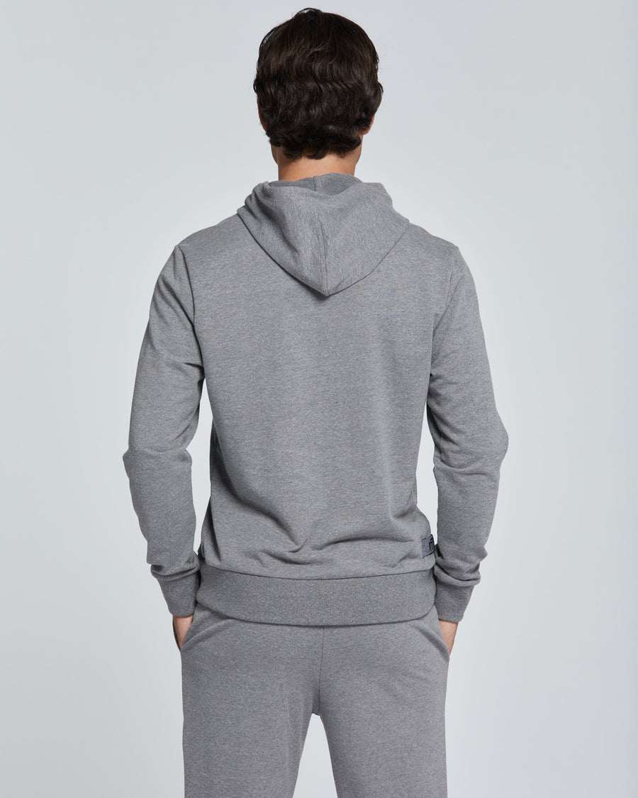 MEN'S SOLID COLOUR COTTON HOODIE