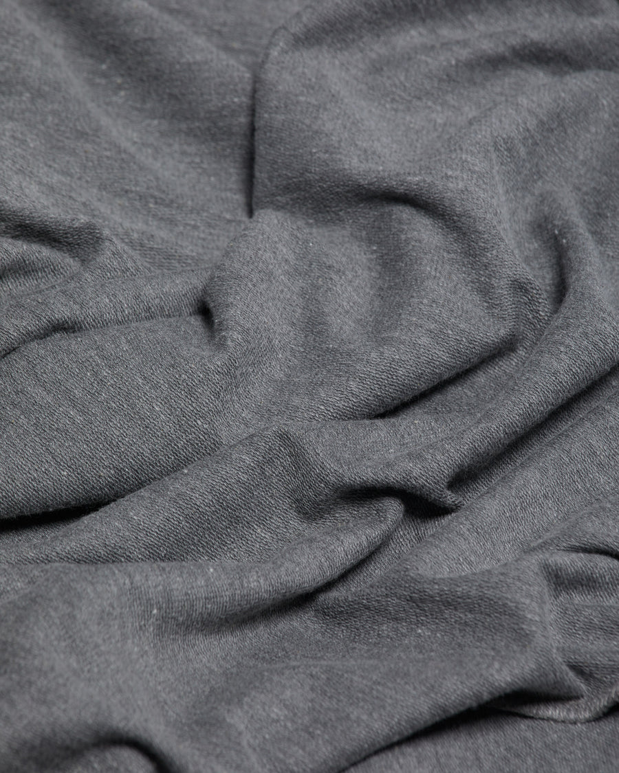 MEN'S SOLID COLOUR FULL ZIP COTTON HOODIE 