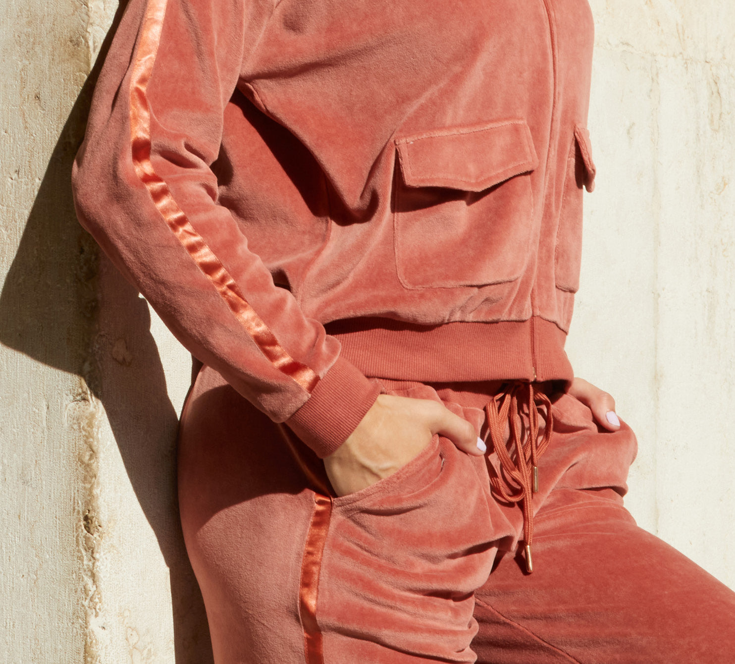 WOMEN'S VELVET PALAZZO TROUSERS