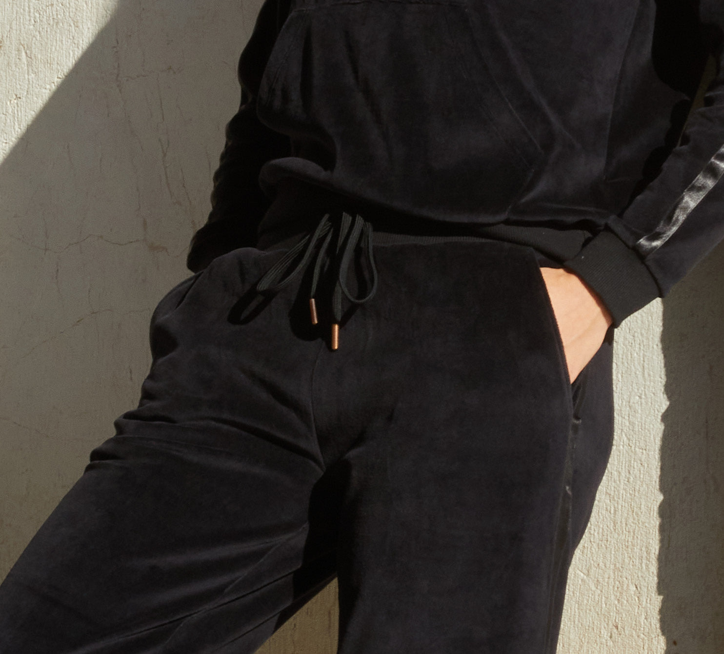 WOMEN'S VELVET PALAZZO TROUSERS
