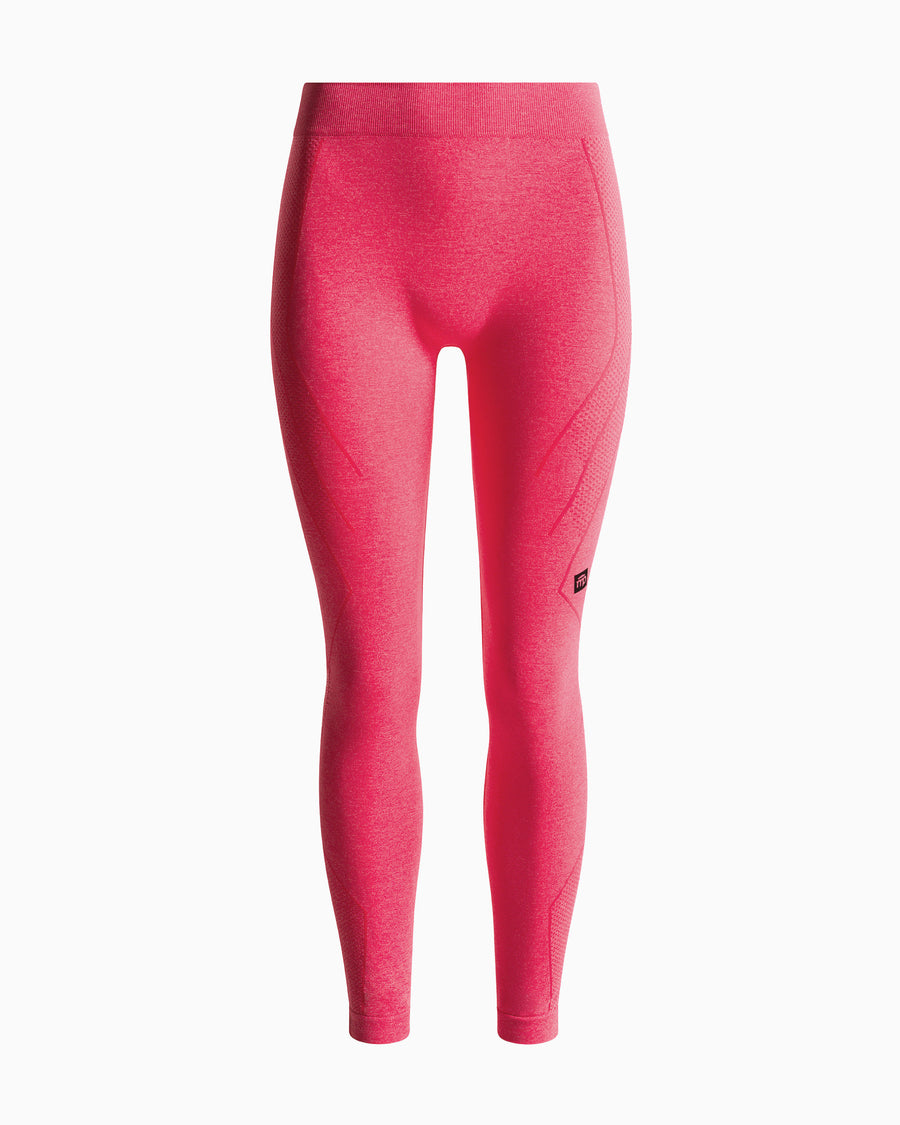 PINK SEAMLESS LEGGINGS for WOMEN - FUCHSIA MARL