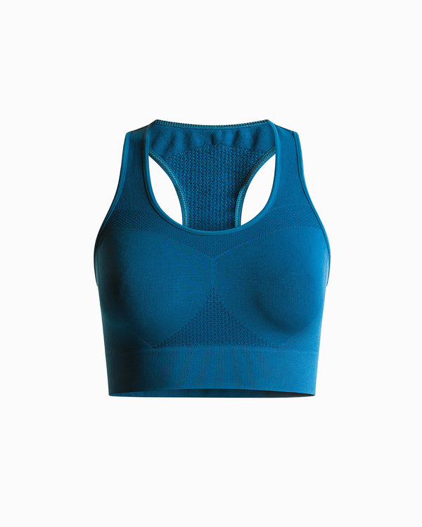 Reggiseno Sportivo MP Tempo Sostegno Elevato Da Donna - Blu Elettrico | MYPROTEIN - Foto 5