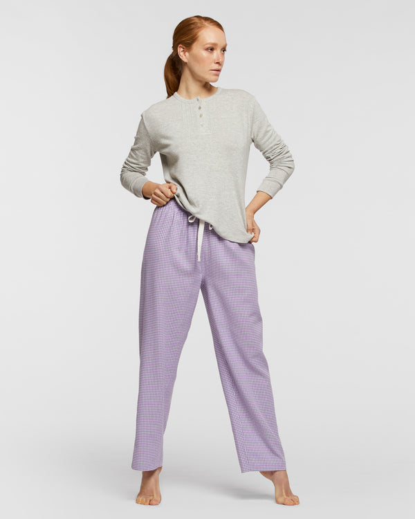 Bernina long viscose and flannel pyjamas 