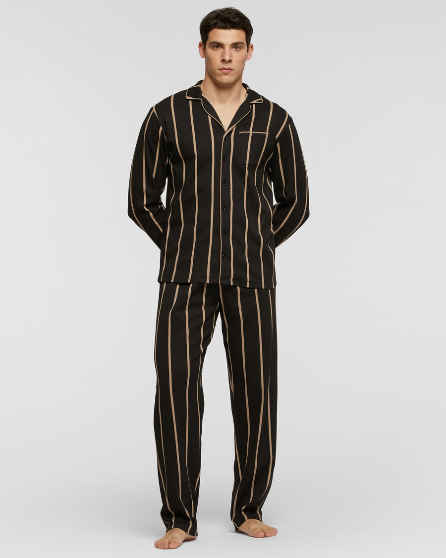 Pyjama long en coton interlock Brusson