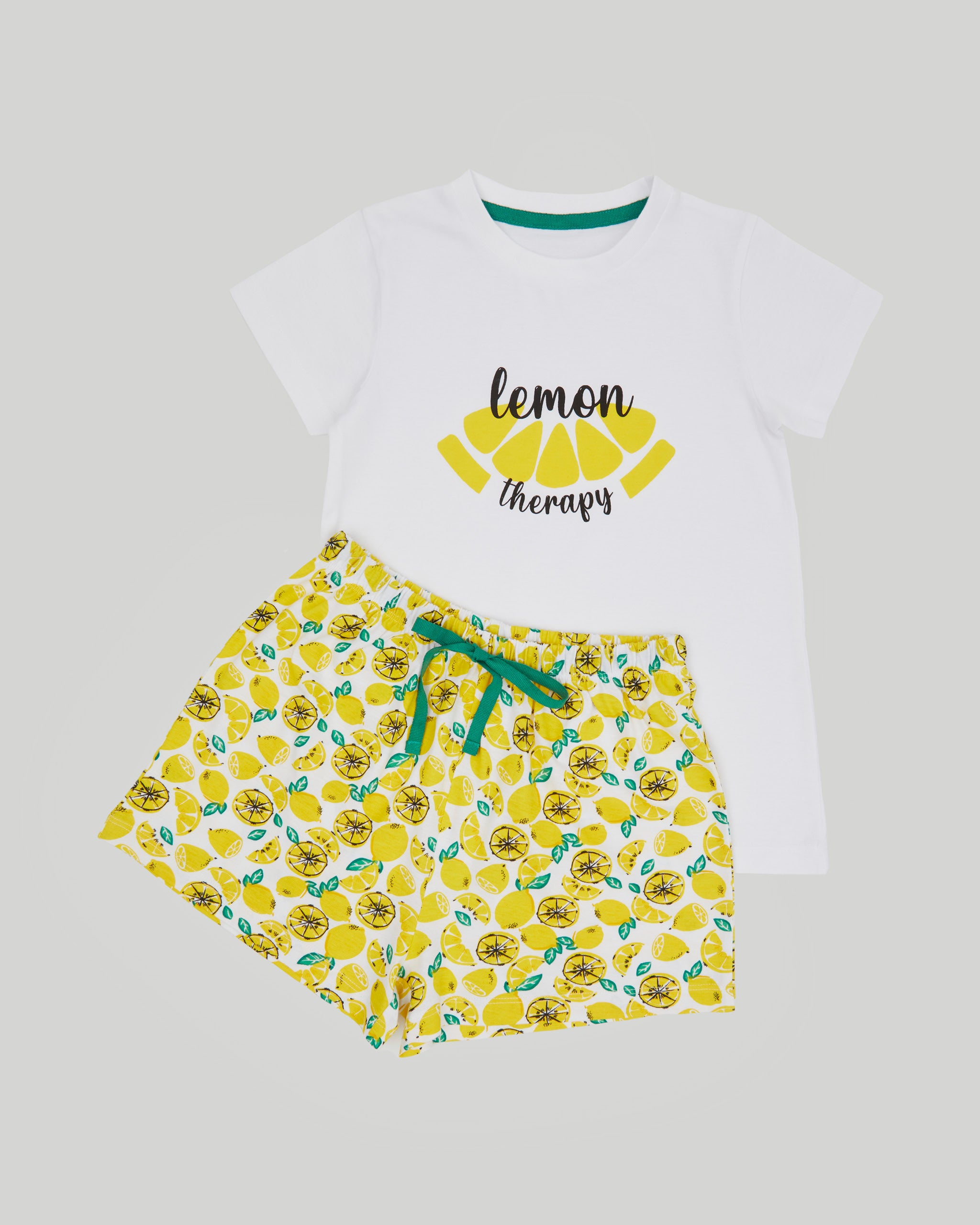 Pigiama Corto Bambina In Cotone 'It's OK Not To Be OK' | Top Maniche Corte E Pantaloncini Con Cuori | Regalo Compleanno