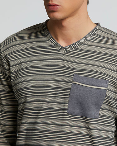 PIGIAMA LUNGO COTONE INTERLOCK NEBBIOLO