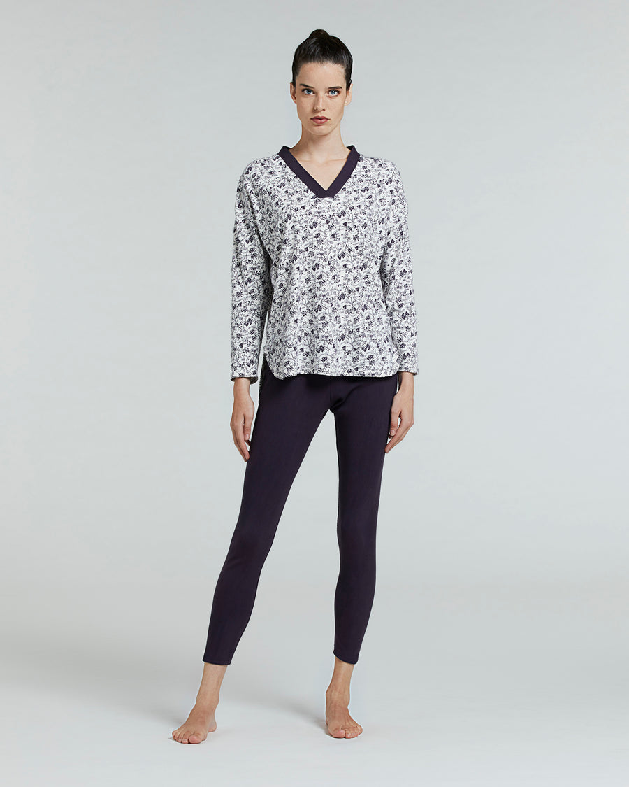LONG COTTON CASSIOPEA PYJAMAS 