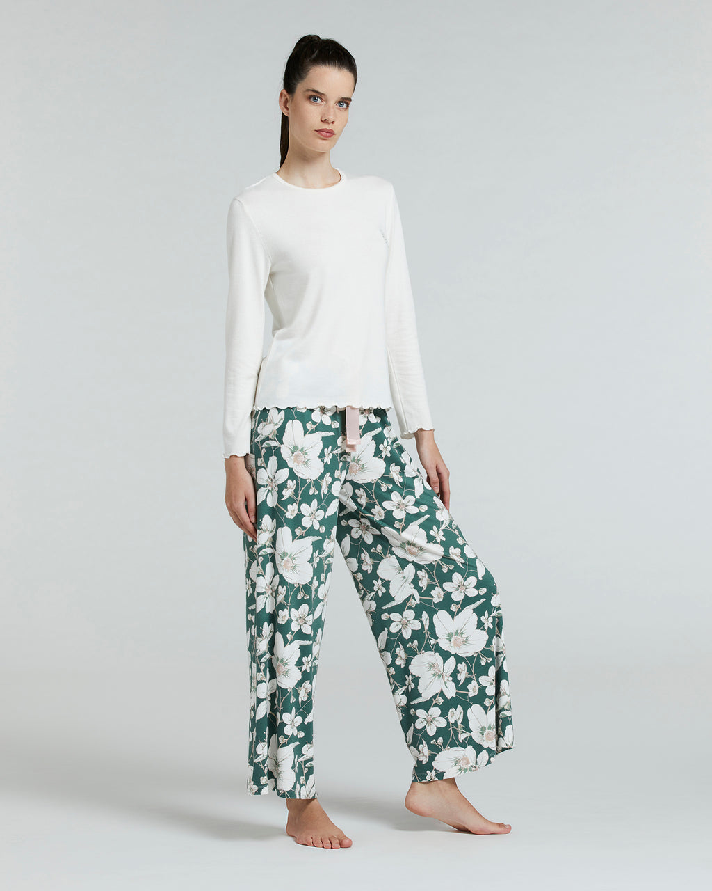 LONG SIRIO PYJAMAS IN VISCOSE