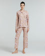 LONG TABIT PYJAMAS IN VISCOSE 