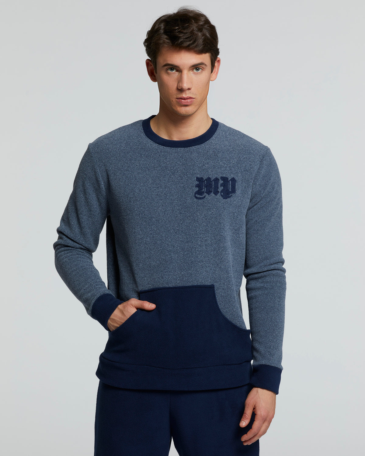 LONG CARIGNANO PYJAMAS IN MICROPOLAR 