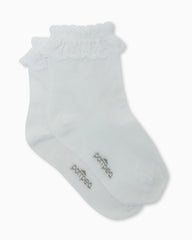 CALCETINES DE NIÑA BETTY BORDADO