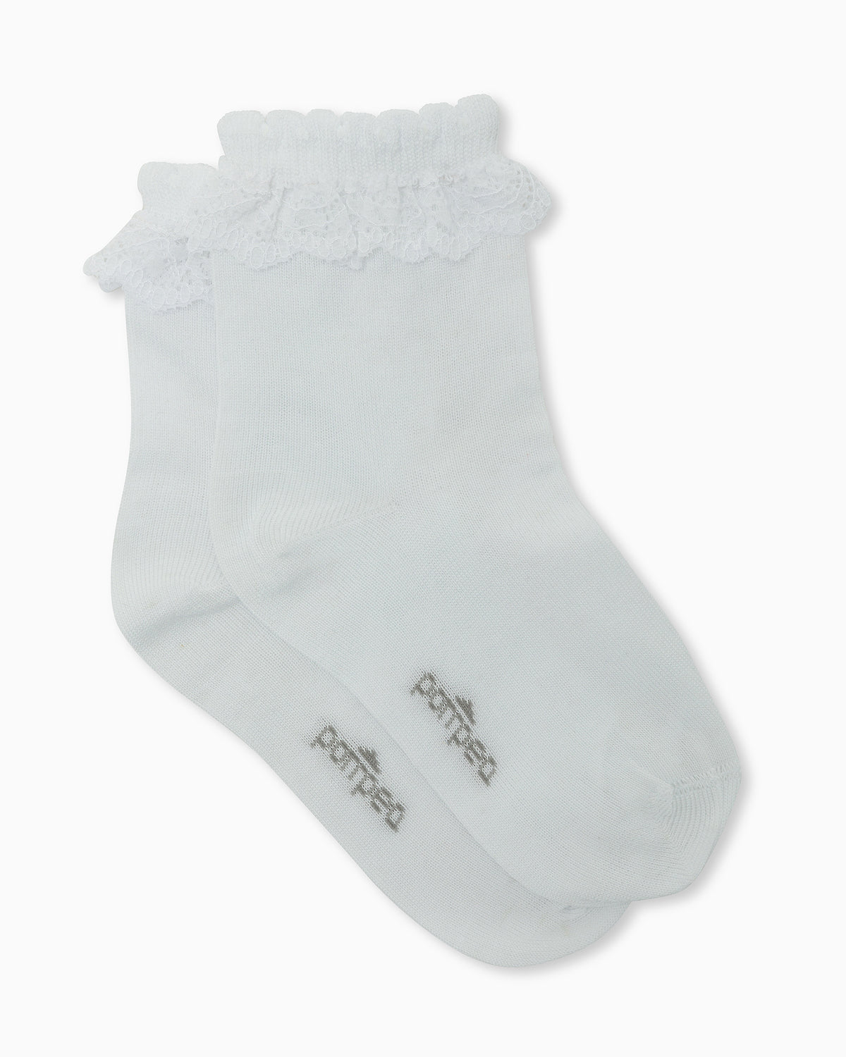 BETTY GIRLS' SOCK WITH EMBROIDERY