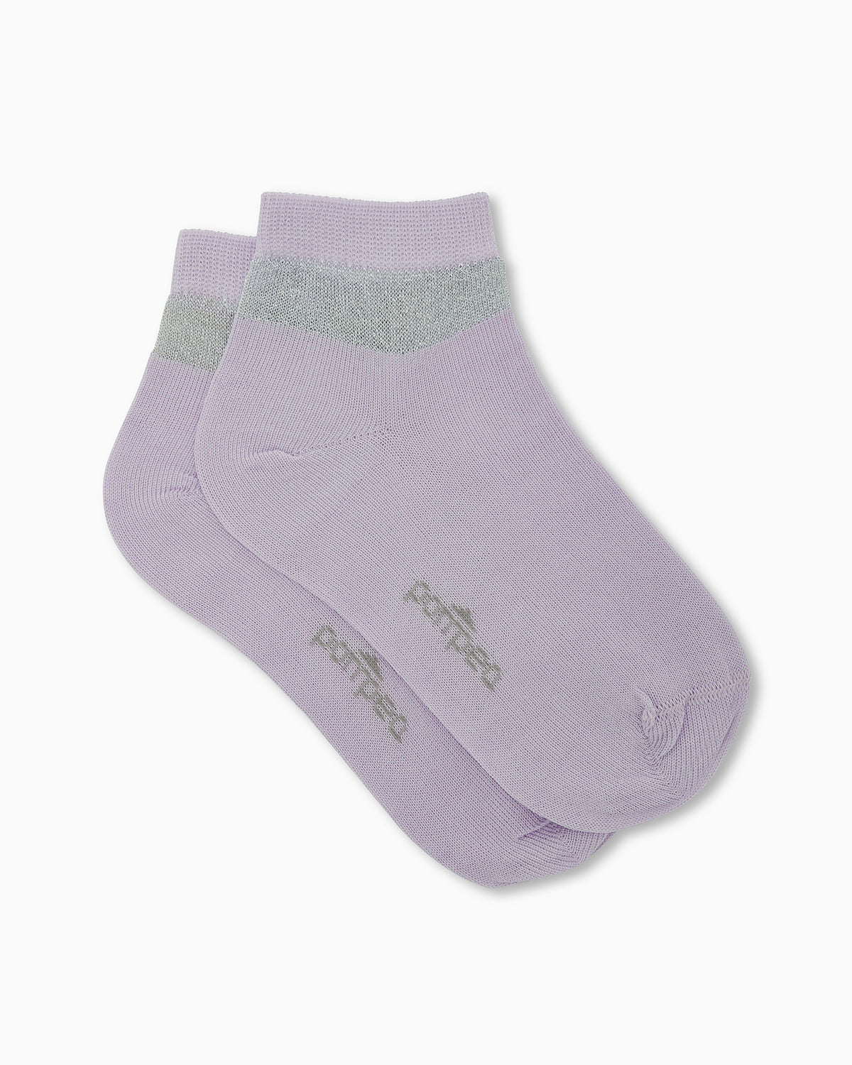 GABRIELLA GIRLS' SOCK WITH LAMÉ PRINT