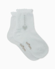 CALCETINES NIÑA ISIDE ESTAMPADO LAMÉ CUBIERTO