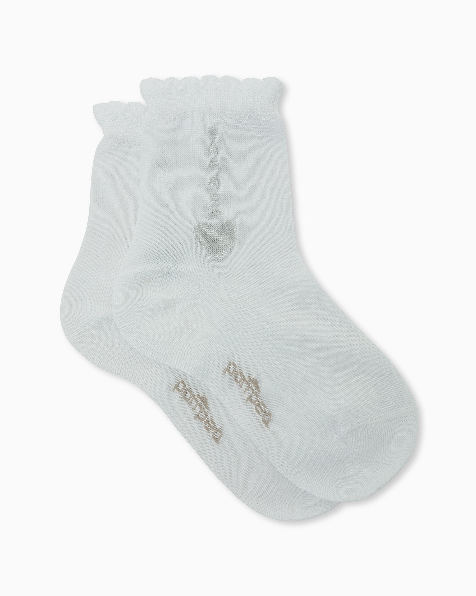 ISIDE-SOCKEN FÜR MÄDCHEN MIT PLATZIERTEM LAMÉ-PRINT