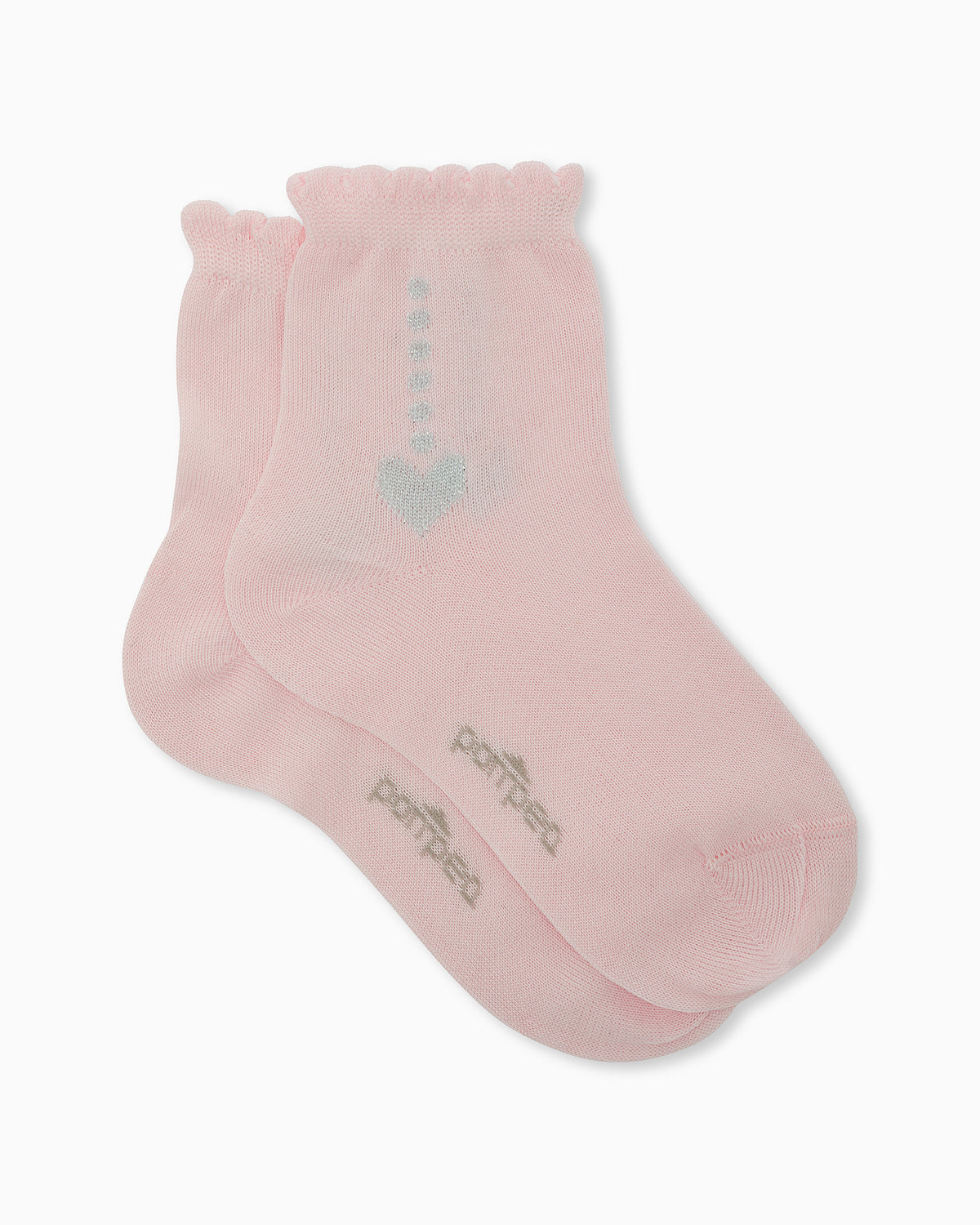 ISIDE GIRLS’ SOCK WITH LAMÉ INSCRIPTION
