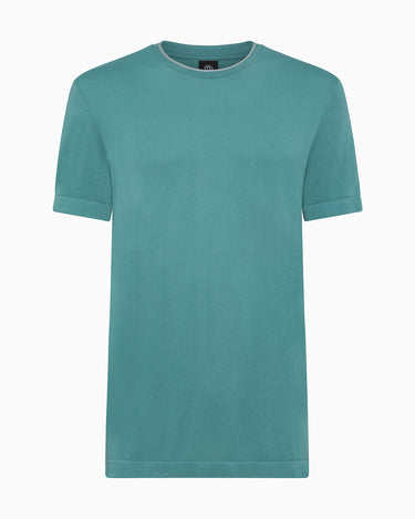 SUÉTER DE CUELLO REDONDO DE PIQUET PARA HOMBRE