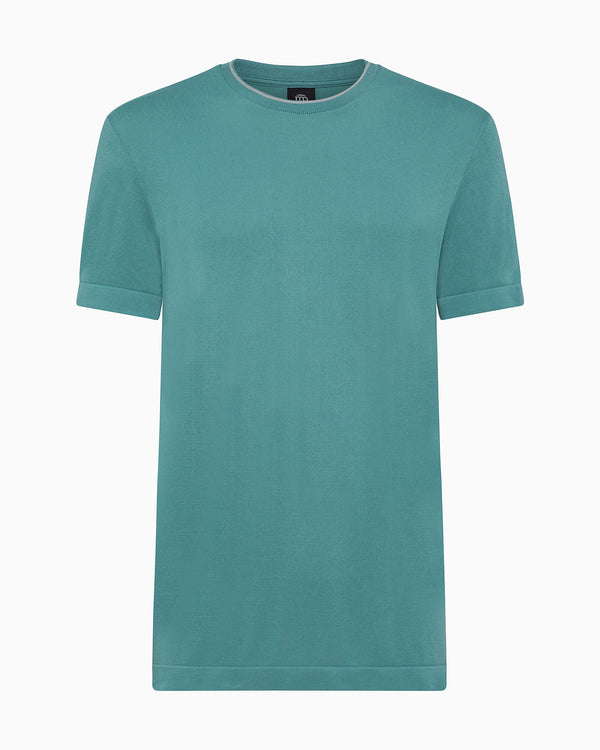 MEN'S CREW NECK PIQUÉ TOP 